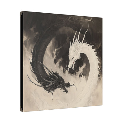 Yin & Yang - Dragon Art Collection -  Fine Art Print on Canvas