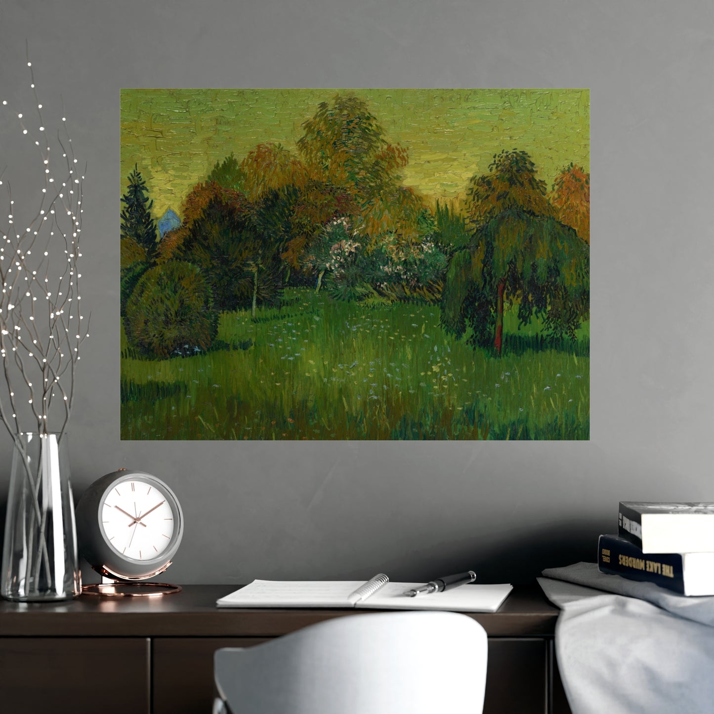 The Poet's Garden - Van Gogh Fine Art Poster