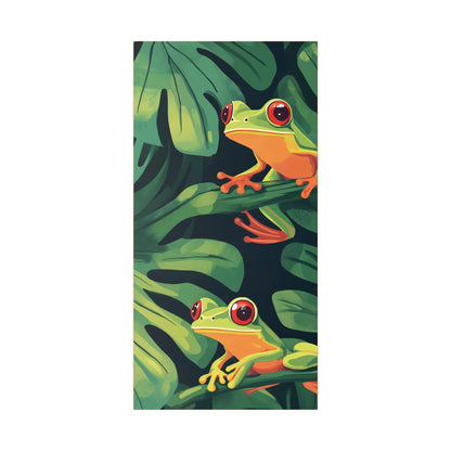 Tree Frog Trio - Garden Friends Series - Fine Art Print on Canvas