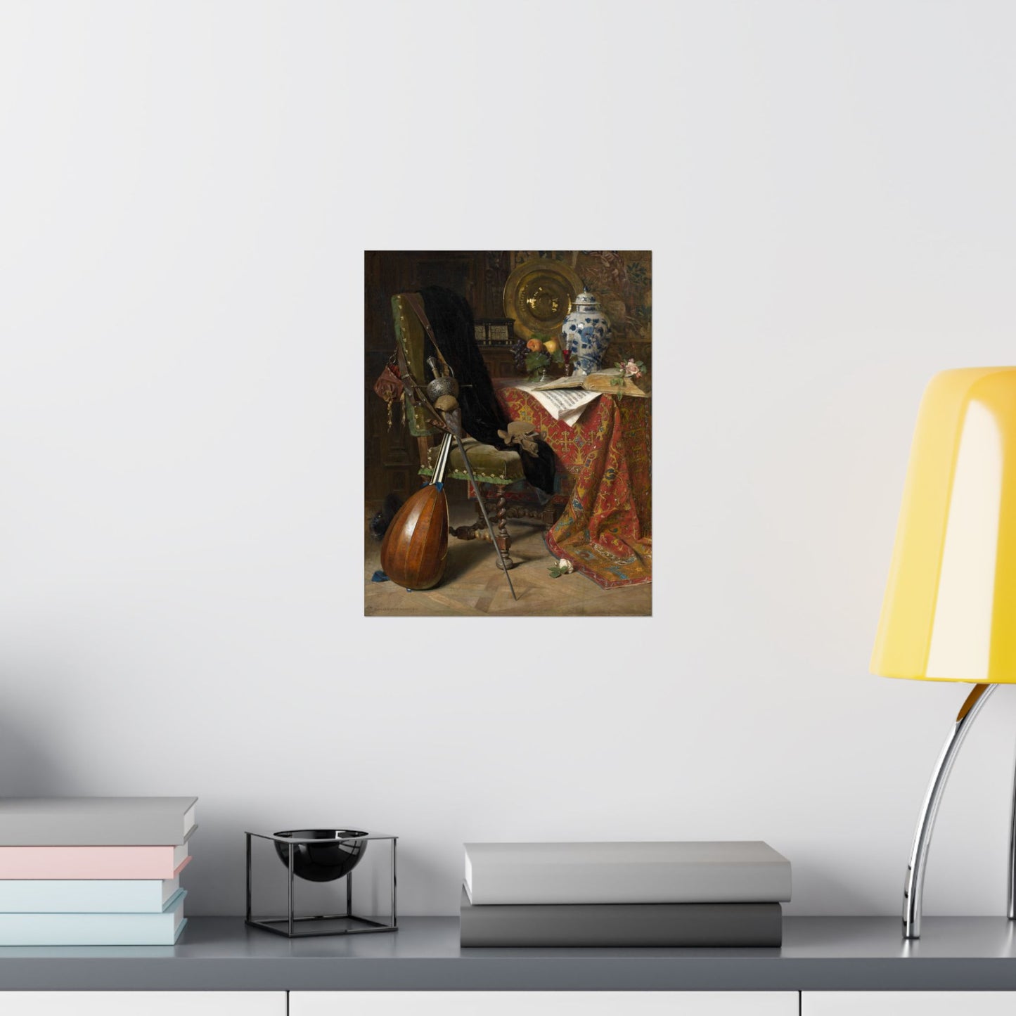 Elegant - Still Life Art - 17th Century Interior Painting - Fine Art Print - Gothic Art - Vintage Fine Art