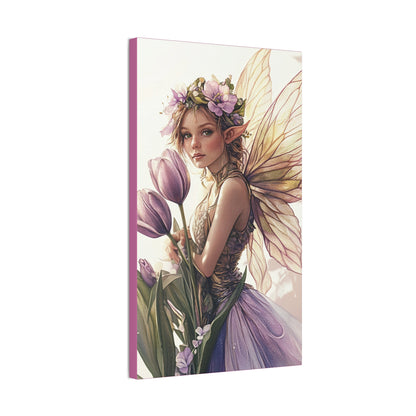 Tuesdays are for Tulips - Flowers & Fairies Collection - Fine Art Print on Canvas