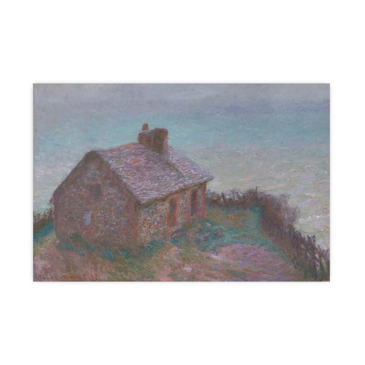 The Customs House at Varengeville - Monet Fine Art Poster