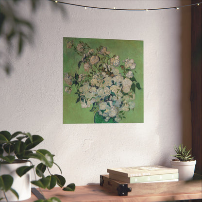 Van Gogh- Fine Art Prints - Reproduction - Flowers in a Vase - Floral Vertical Poster - Artistic Home Décor for Nature Lovers
