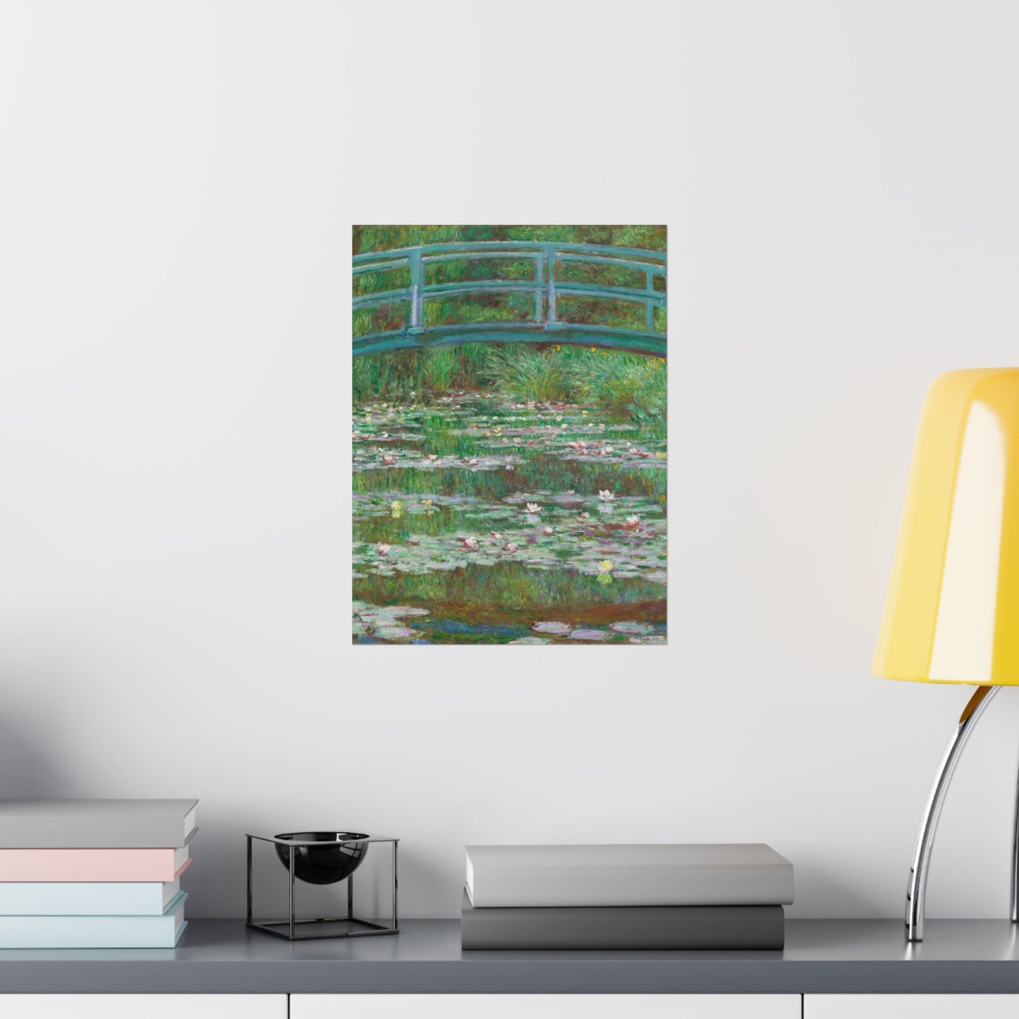 Claude Monet - Japanese Foot Bridge Fine Art Canvas Print