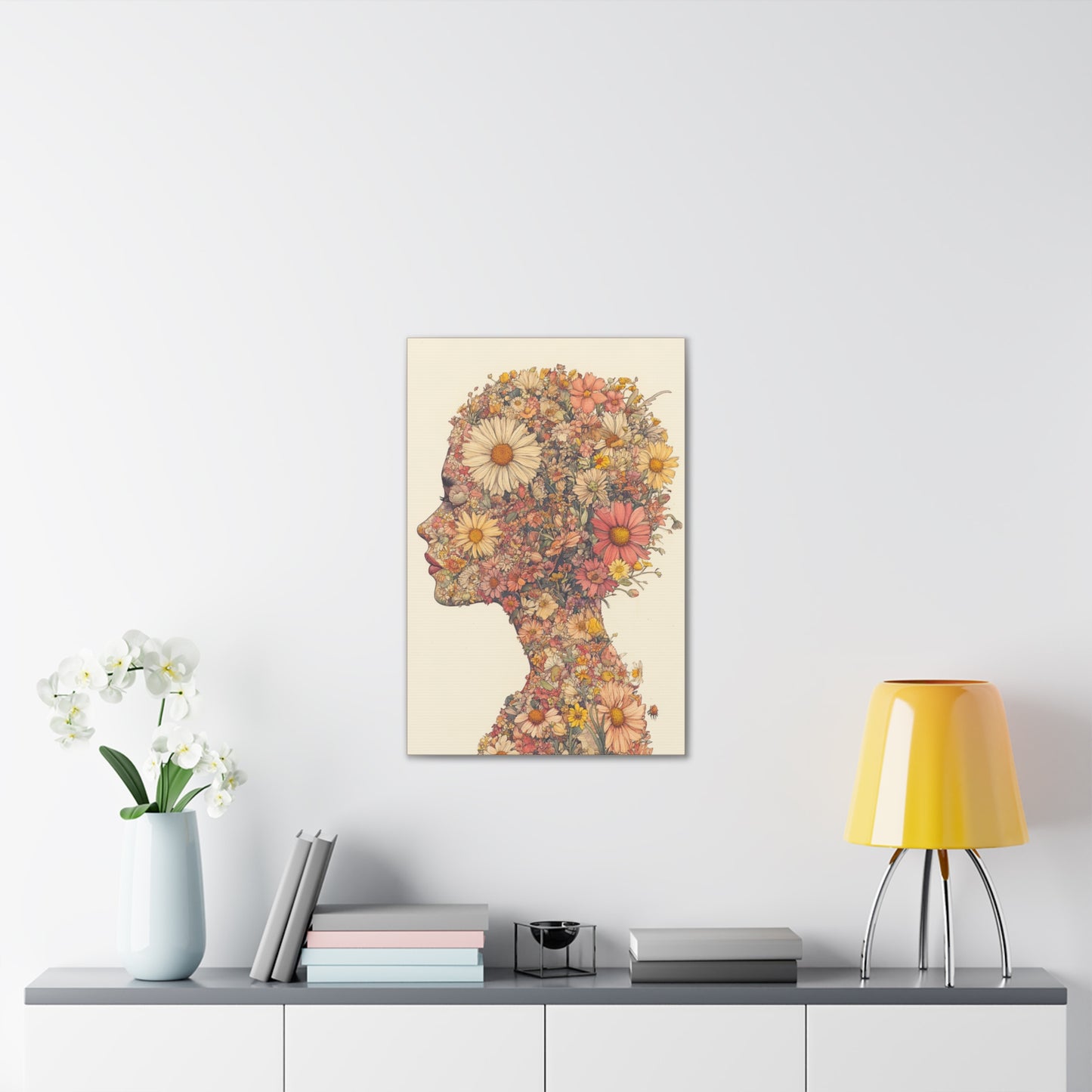 And So She Grew on Canvas