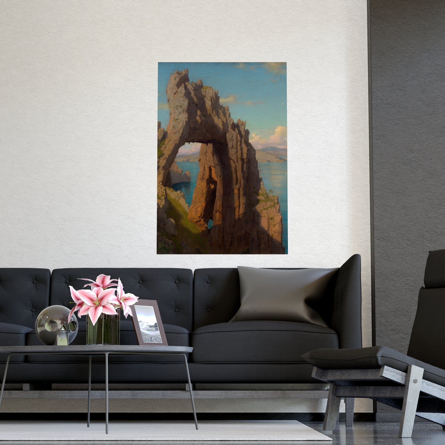 Natural Arch at Capri - Italian Coast Fine Art Poster