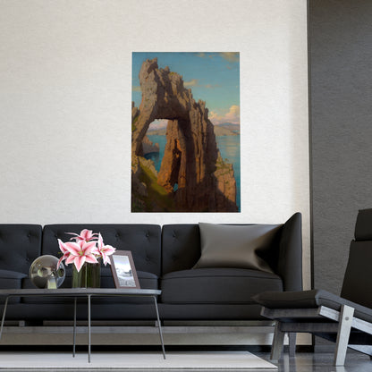 Natural Arch at Capri - Italian Coast Fine Art Poster
