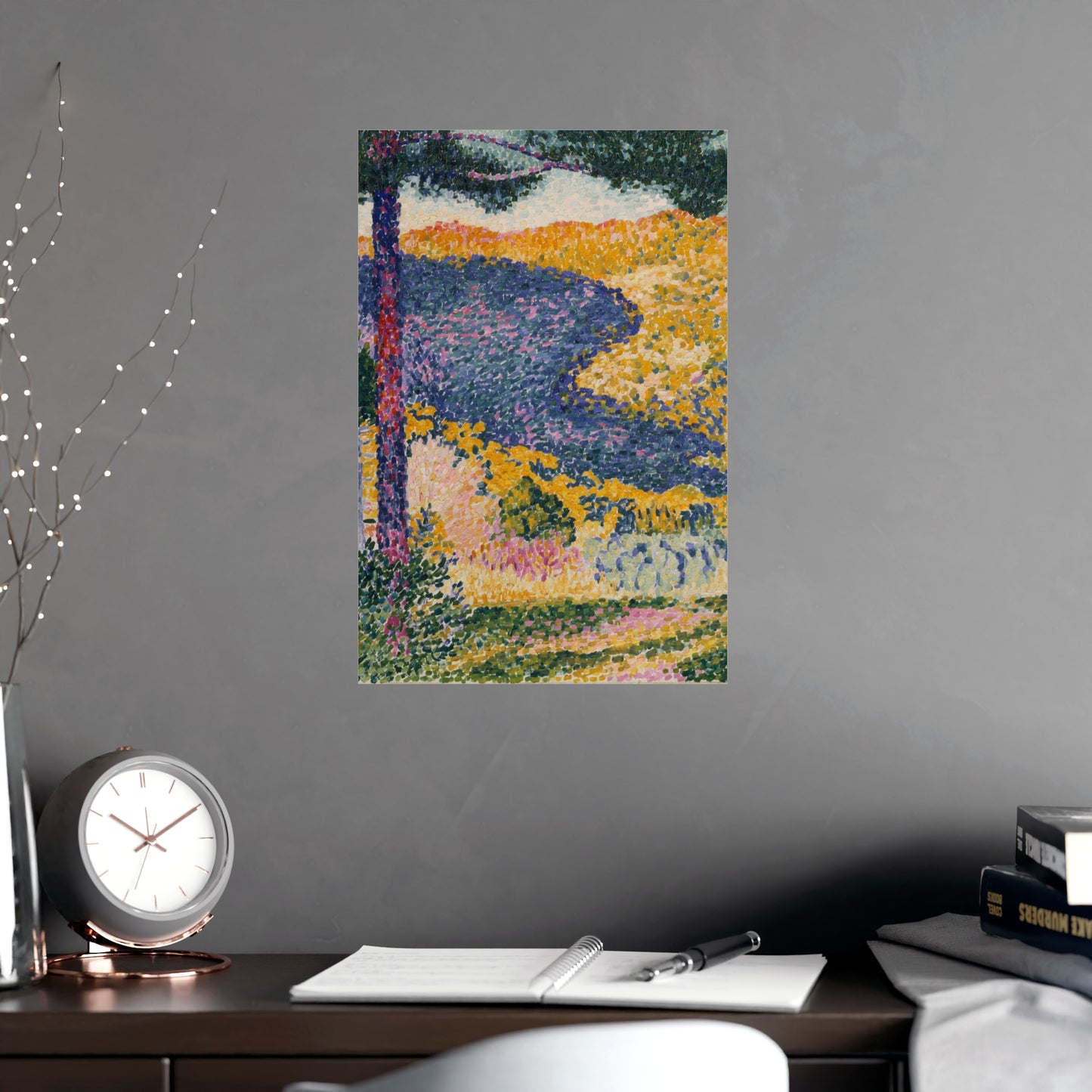 Valley with Fir Shade on the Mountain - Museum Collection - Fine Art Poster