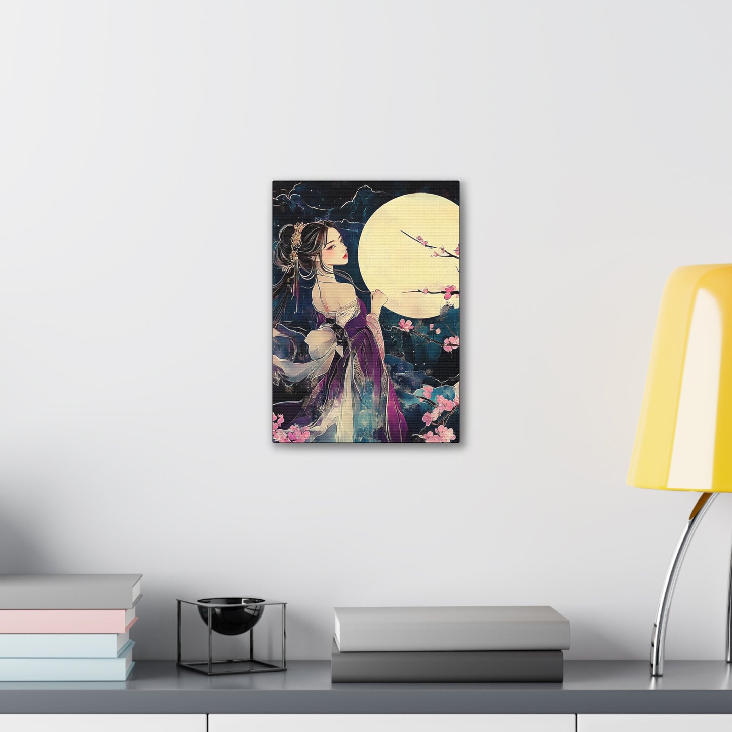 Thinking of You in the Moonlight - Fine Art Print - Wall Art on Canvas