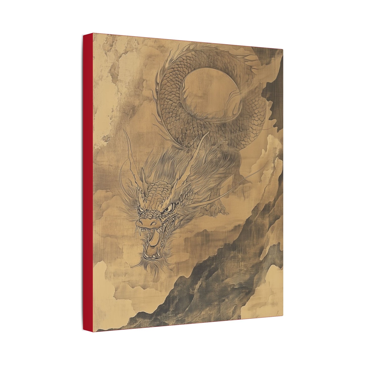 Smoke - Dragon Collection - Year of the Dragon -  Fine Art Print on Canvas