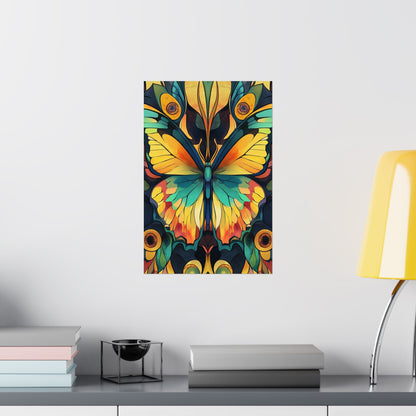 Brilliant Butterfly - Bohemian Wall Art - Fine Art Print - Poster Matte - Vertical Wall Décor