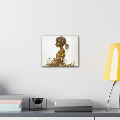 Summers Gone By - Wildflowers Fine Art Print on Canvas