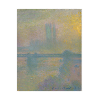 Charing Cross Bridge London - Monet Fine Art Poster