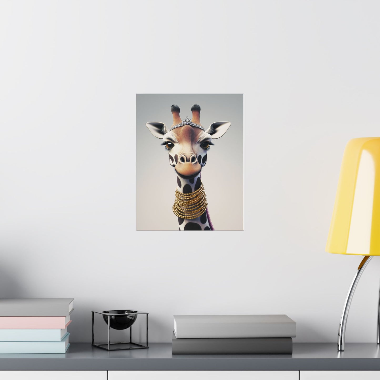 Adventure Awaits - His & Hers Giraffe Fine Art Prints (A) - Whimsical Animals - Home Décor - Wedding Gift