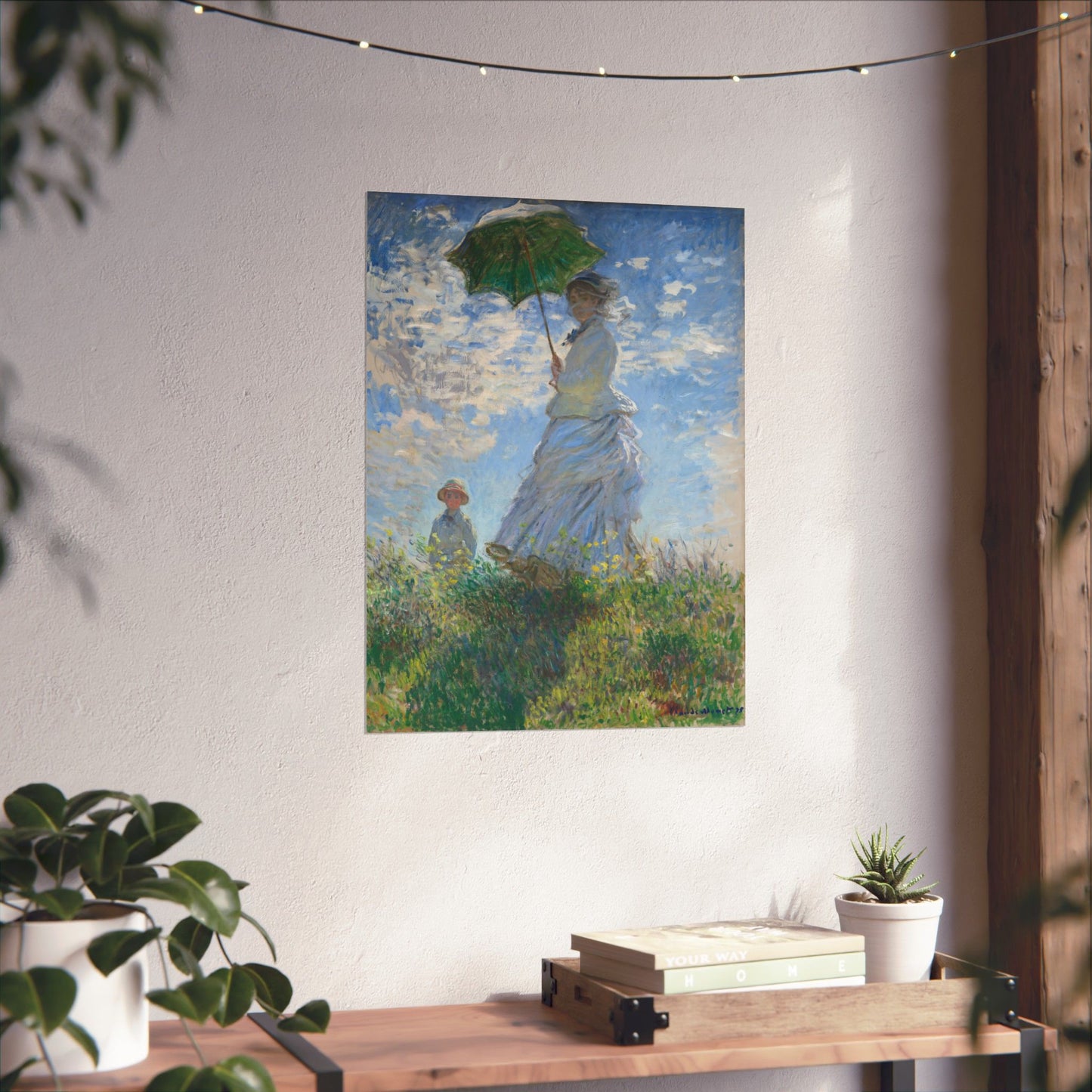 Claude Monet - Woman with a Parasol Fine Art Print