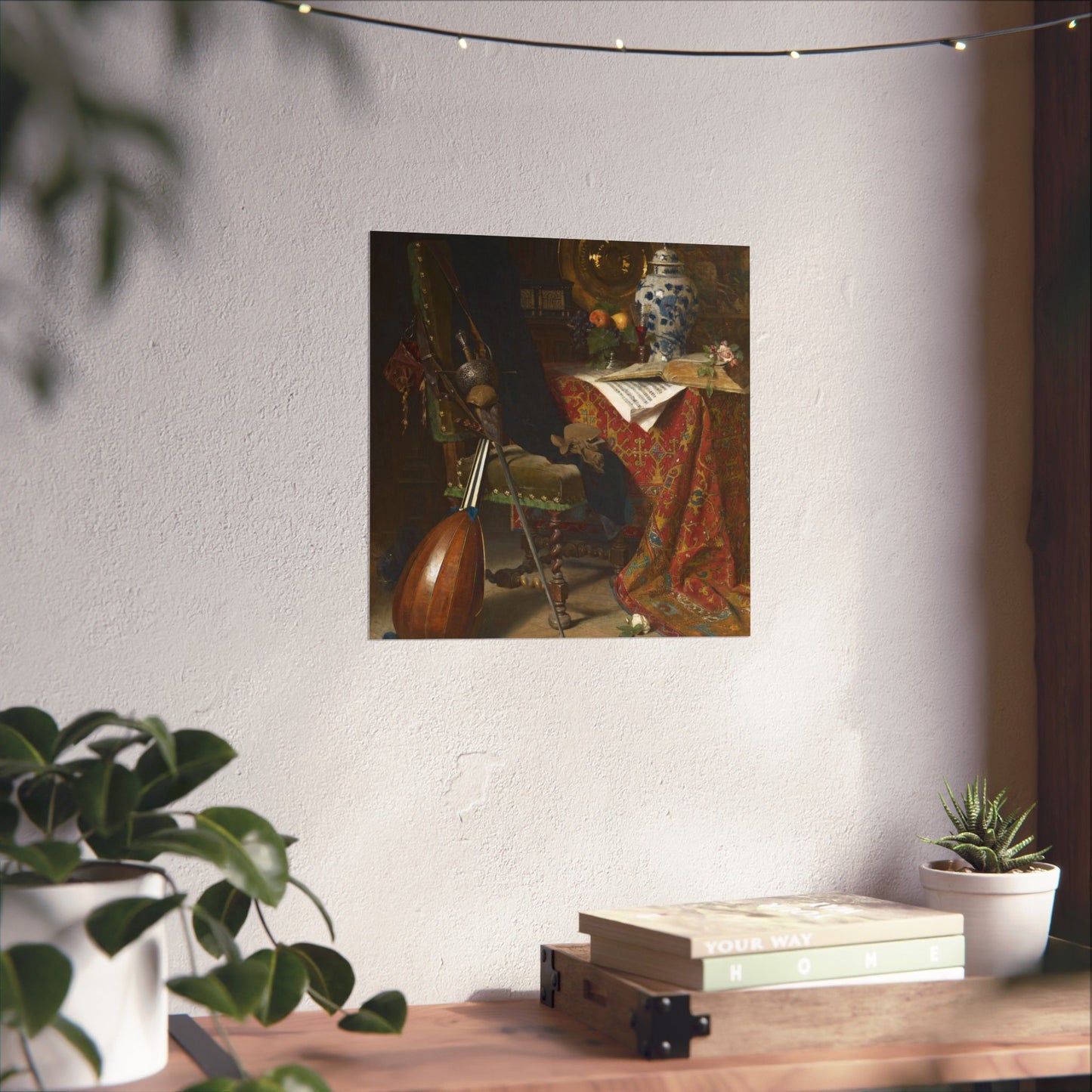 Elegant - Still Life Art - 17th Century Interior Painting - Fine Art Print - Gothic Art - Vintage Fine Art