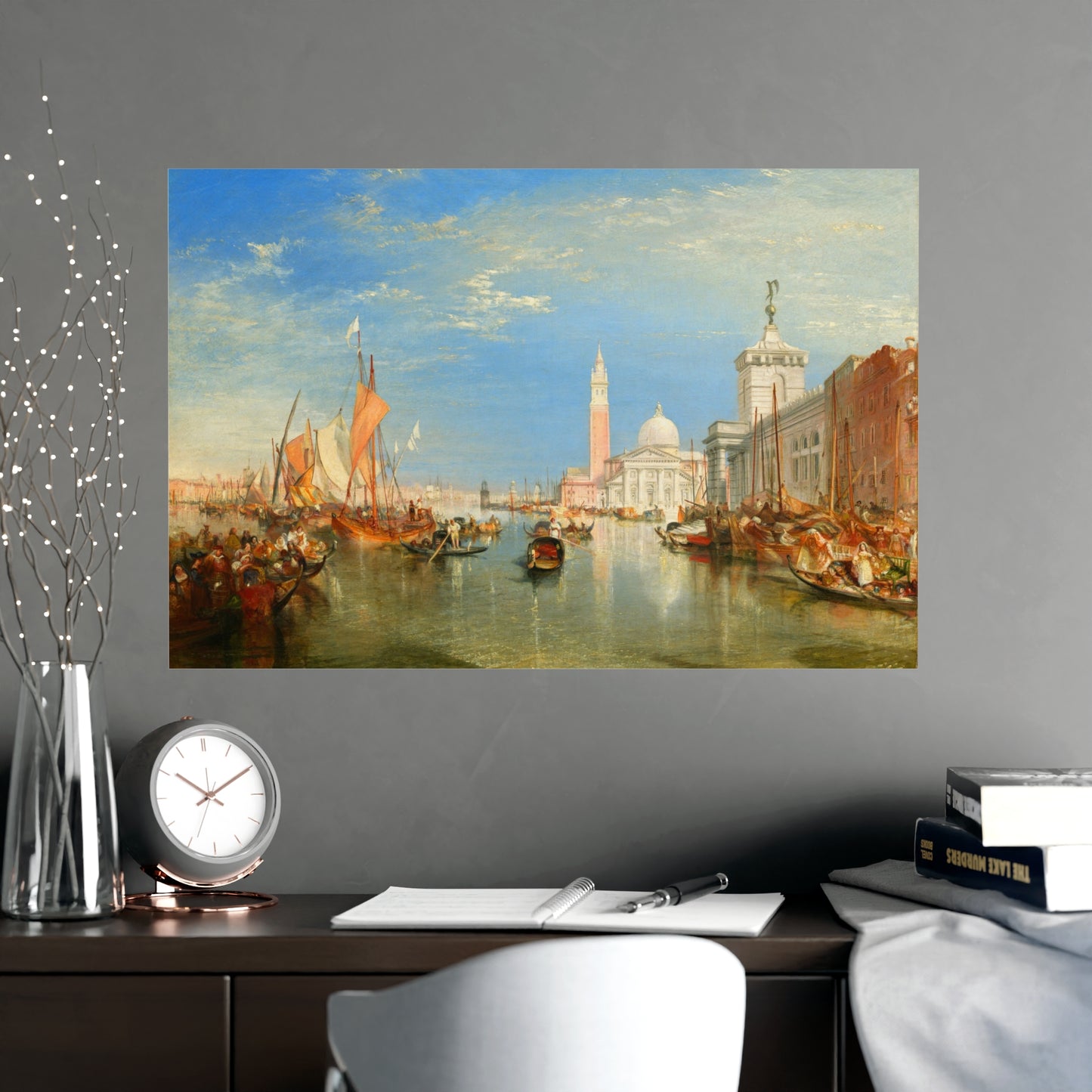 Venice Dogana and San Giorgio Maggiore - Turner Fine Art Poster