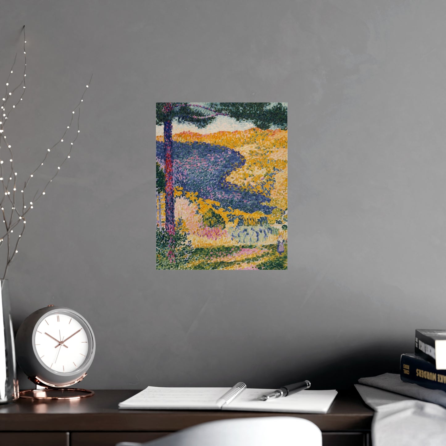 Valley with Fir Shade on the Mountain - Museum Collection - Fine Art Poster