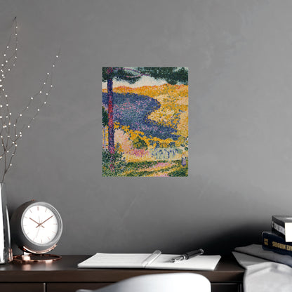 Valley with Fir Shade on the Mountain - Museum Collection - Fine Art Poster