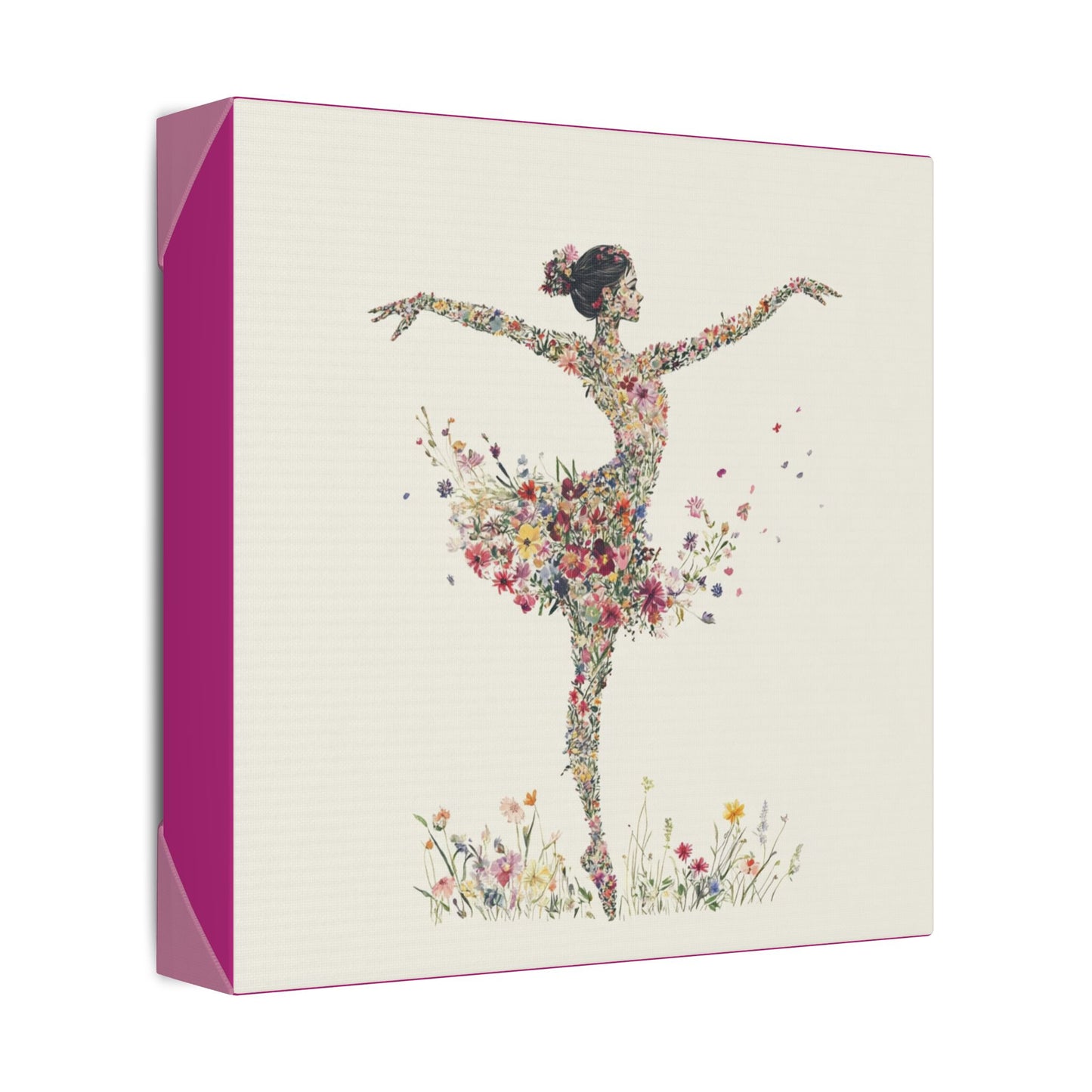 You Belong Among the Wild Flowers - On Point - Painting on Canvas
