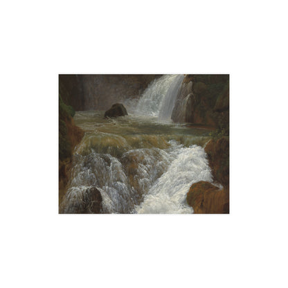Waterfalls at Tivoli - Italian Landscape Fine Art Poster