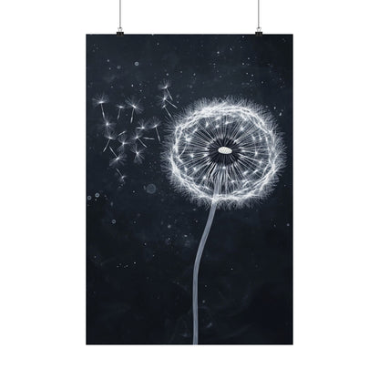 Just Dandy Dandelion Inspirational Fine Art Print
