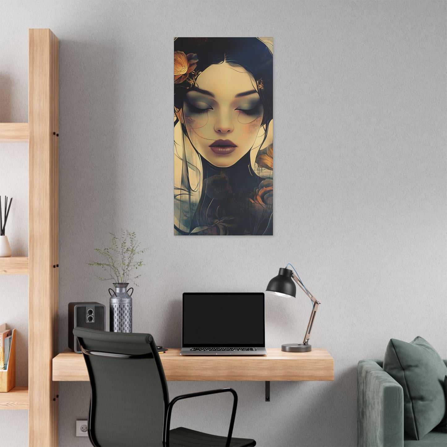 Up in Smoke - Secret Garden Series - Fine Art Print on Canvas