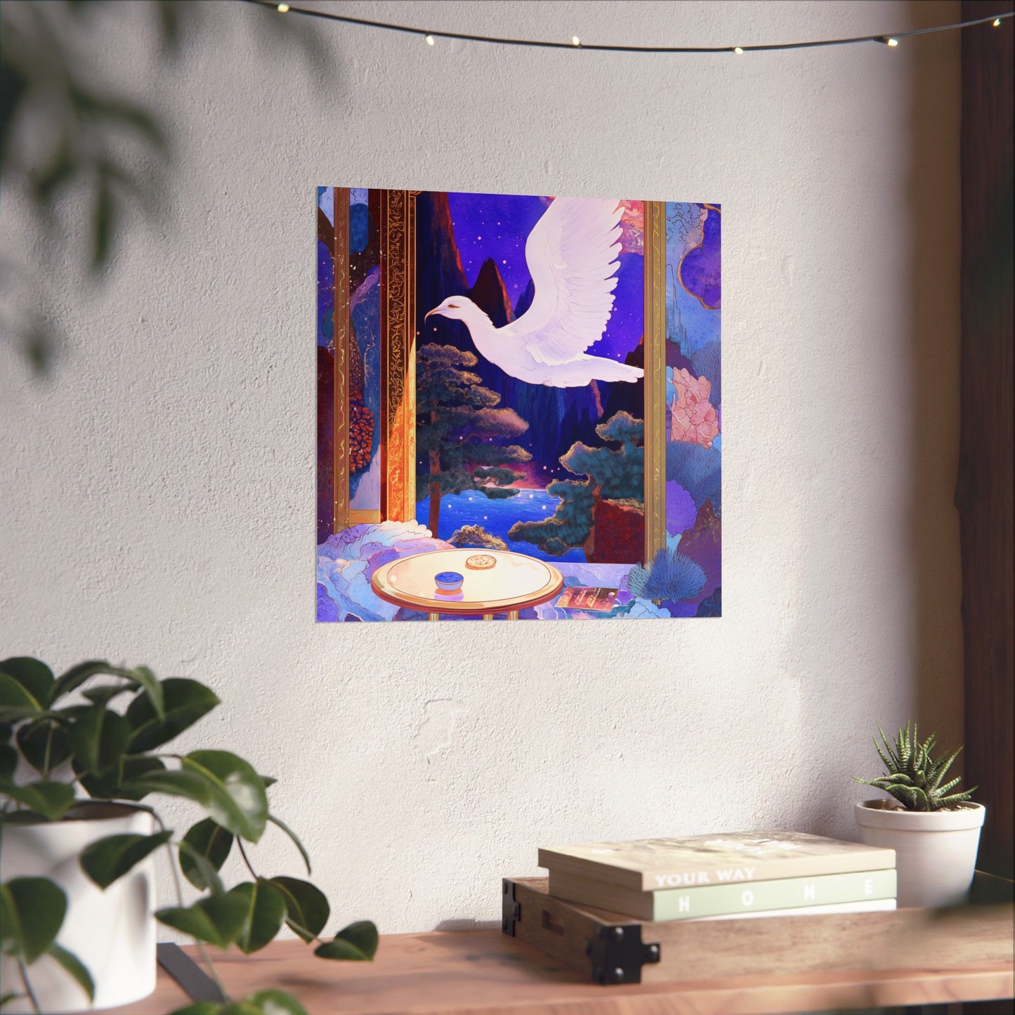 Into the Mystic Dove Messenger Fine Art Print