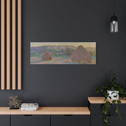 Claude Monet - Fields of Wheat Fine Art Canvas Print