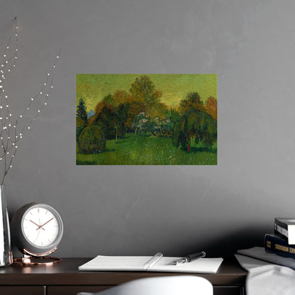 The Poet's Garden - Van Gogh Fine Art Poster