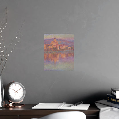 Vetheuil - Monet Village Landscape Fine Art Poster