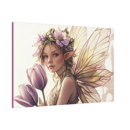 Tuesdays are for Tulips - Flowers & Fairies Collection - Fine Art Print on Canvas