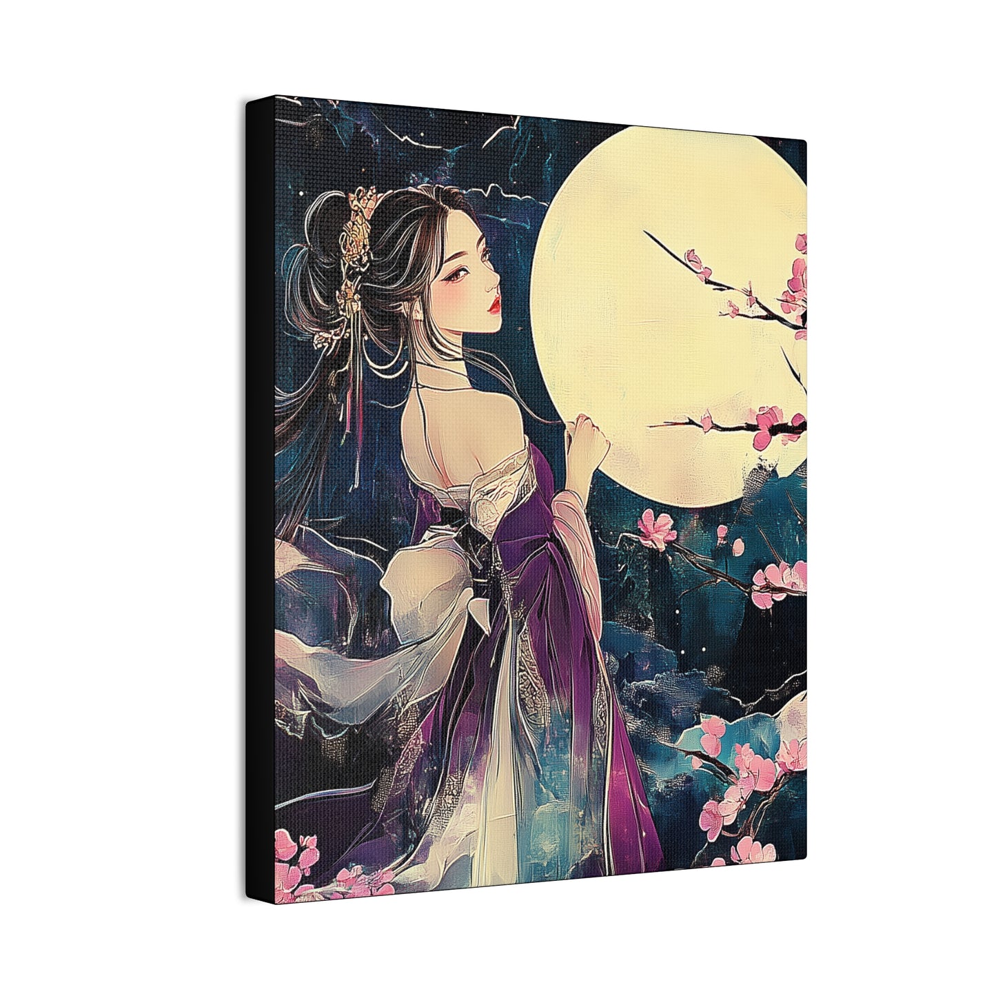 Thinking of You in the Moonlight - Fine Art Print - Wall Art on Canvas