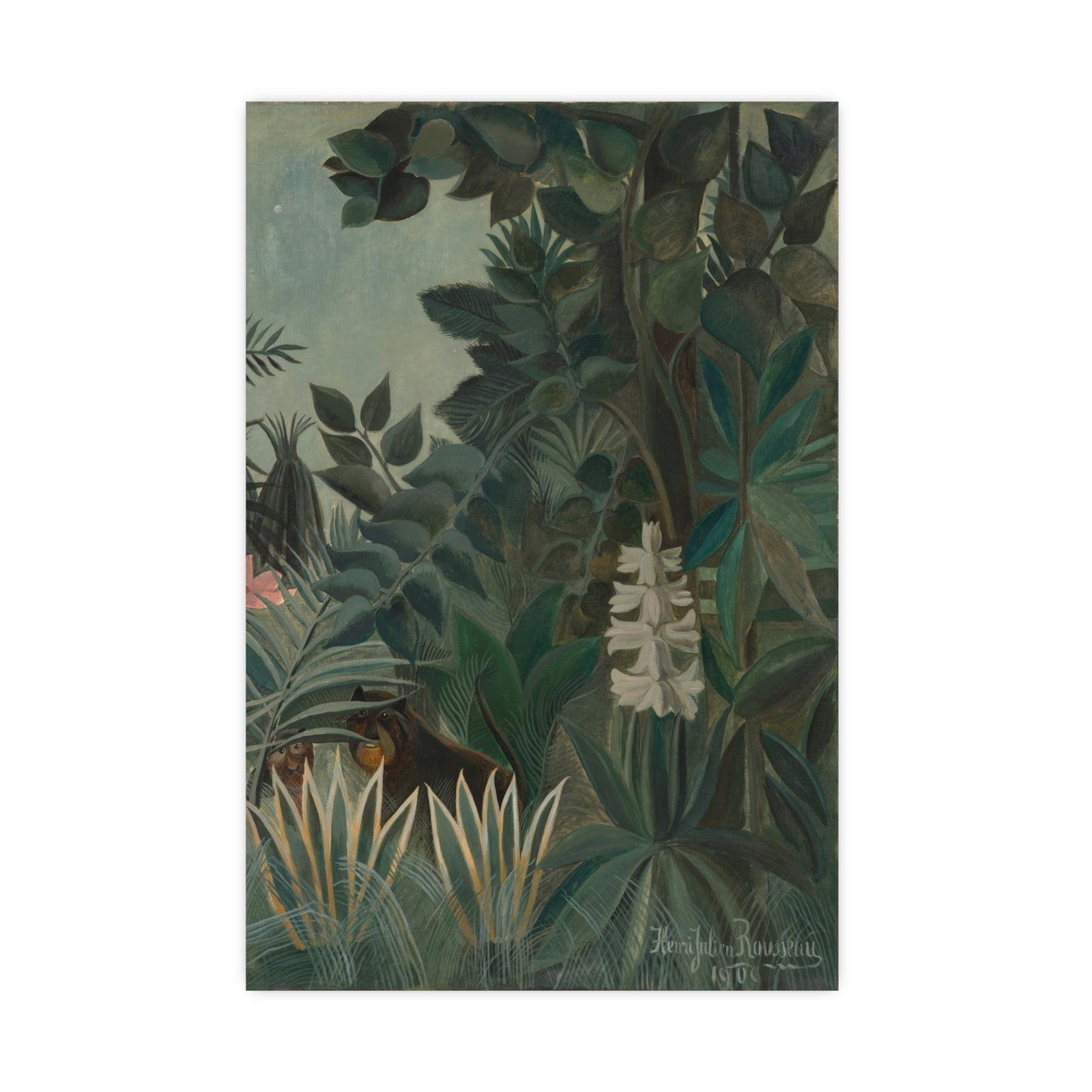 The Equatorial Jungle - Rousseau Tropical Fine Art Poster
