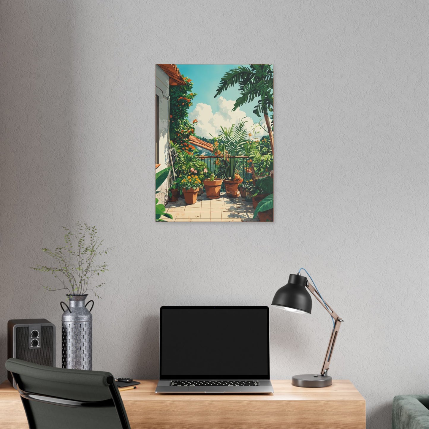 Room with a View - Let's Stay on Vacay Series- Fine Art Print on Canvas