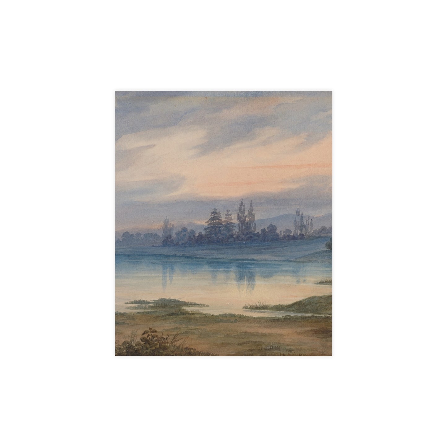 Landscape near Strasbourg - European Pastoral Fine Art Poster