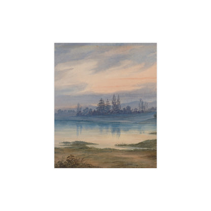 Landscape near Strasbourg - European Pastoral Fine Art Poster