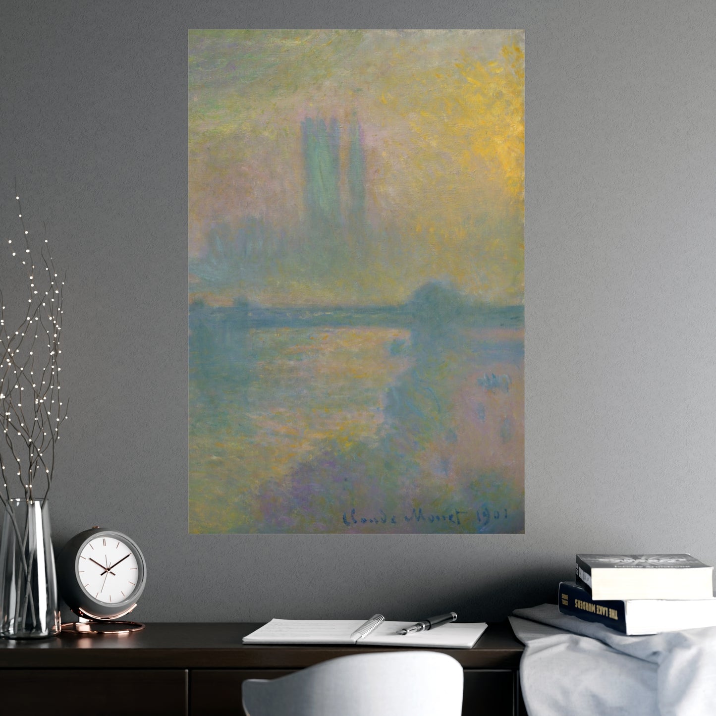 Charing Cross Bridge London - Monet Fine Art Poster