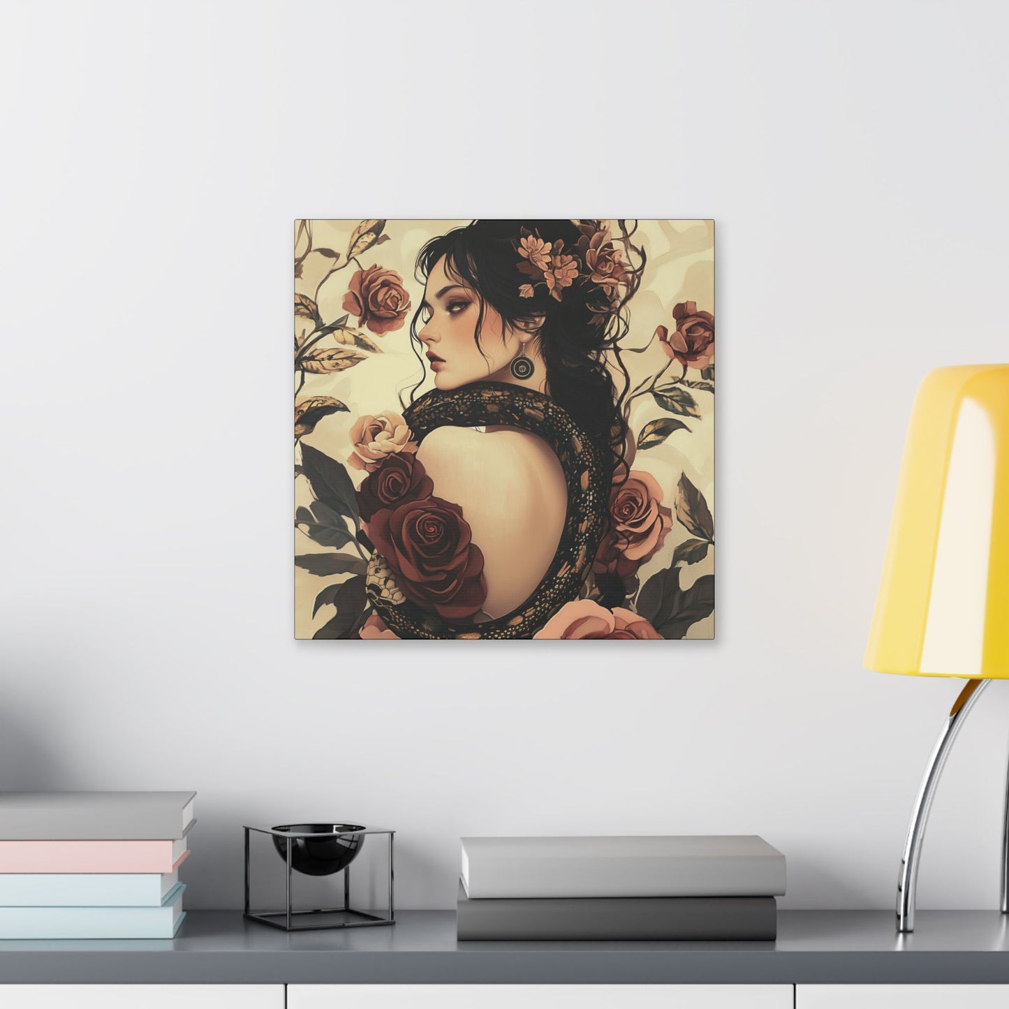 Never Look Back - Secret Garden Series - Fine Art Print on Canvas