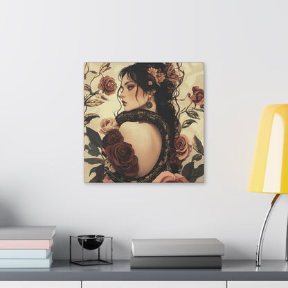 Never Look Back - Secret Garden Series - Fine Art Print on Canvas