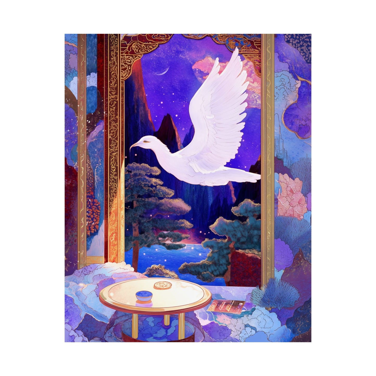 Into the Mystic Dove Messenger Fine Art Print