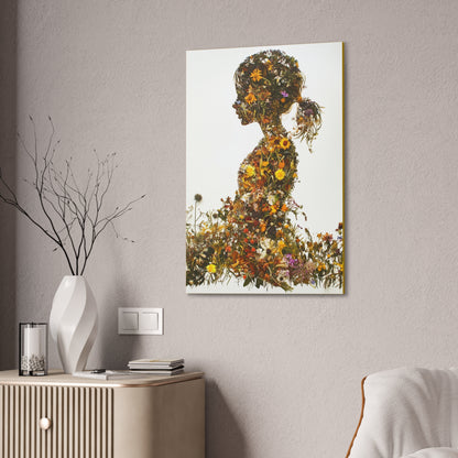 Summers Gone By - Wildflowers Fine Art Print on Canvas