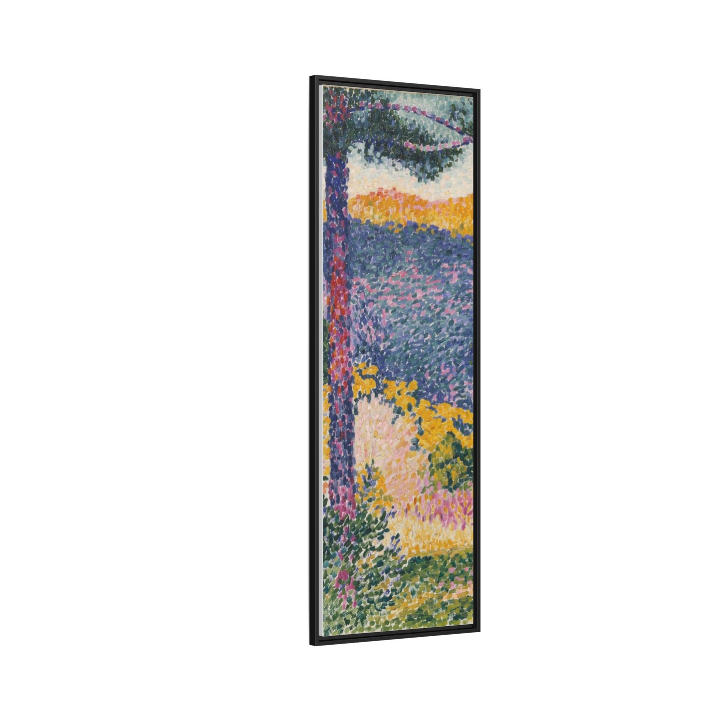 Valley with Fir Shade on the Mountain - Museum Collection - Framed Canvas Print