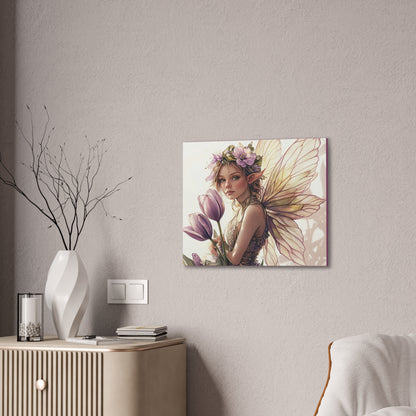 Tuesdays are for Tulips - Flowers & Fairies Collection - Fine Art Print on Canvas