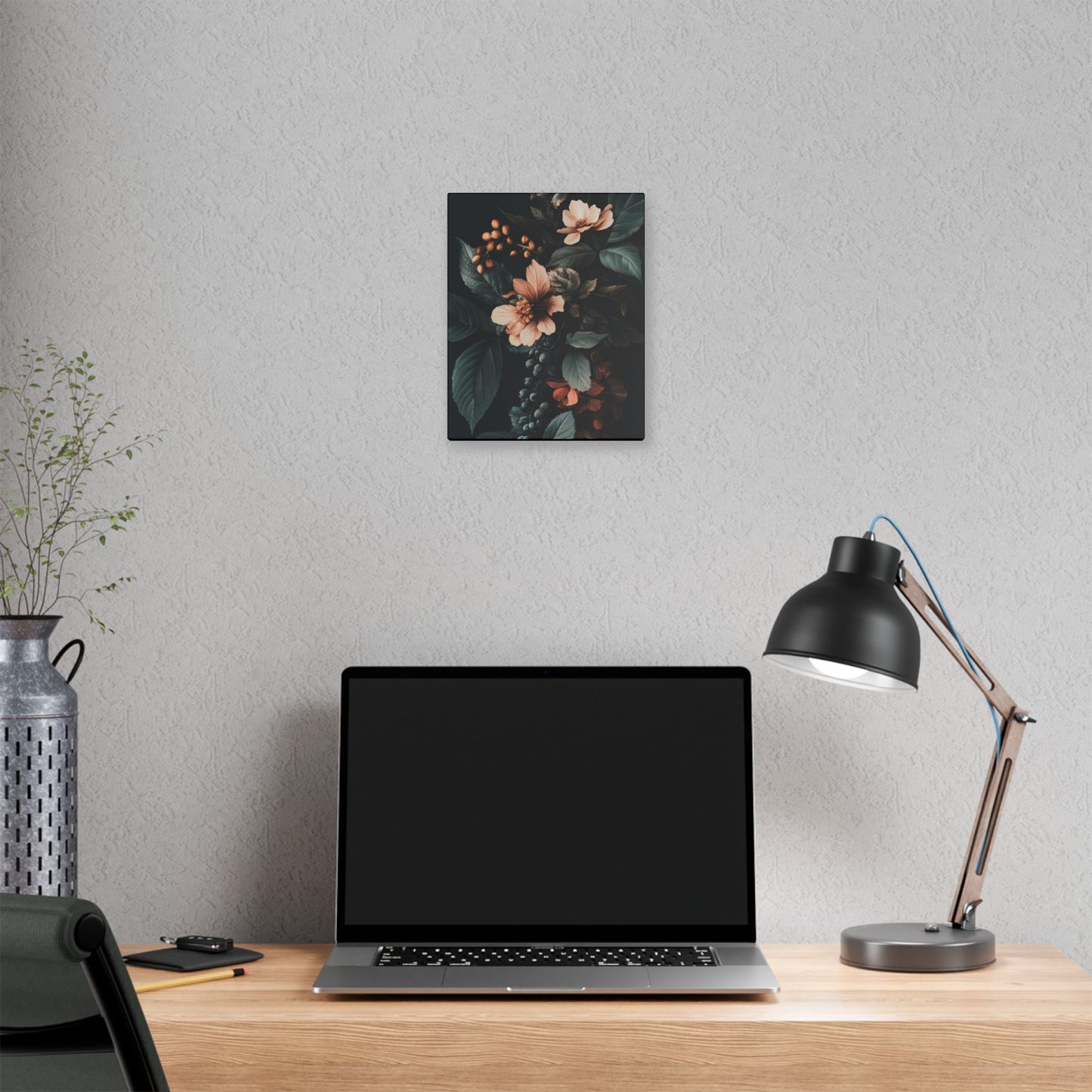 Evergreen Moody Botanical -Secret Garden Series  - Fine Art Print on Canvas