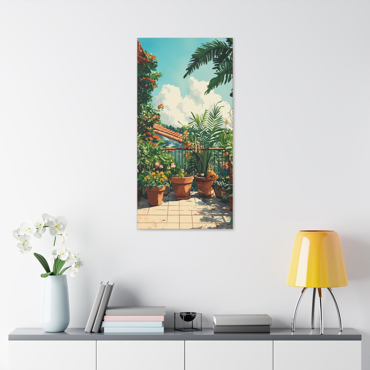 Room with a View - Let's Stay on Vacay Series- Fine Art Print on Canvas