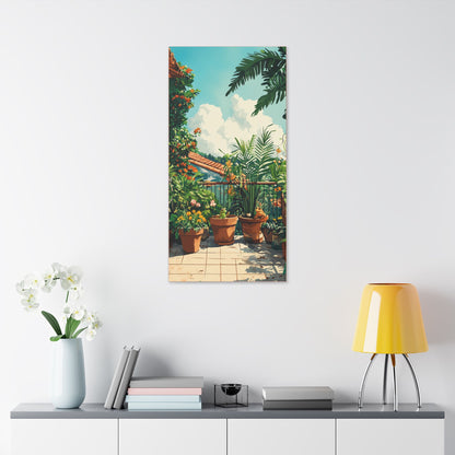Room with a View - Let's Stay on Vacay Series- Fine Art Print on Canvas