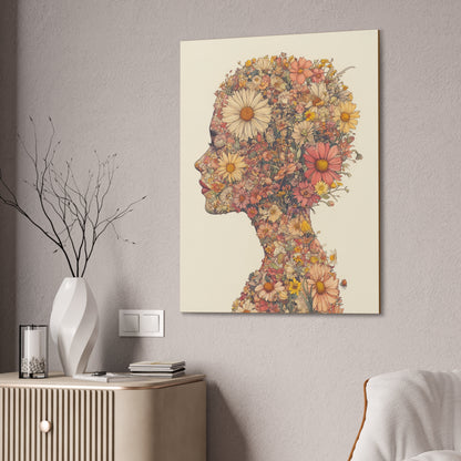 And So She Grew on Canvas