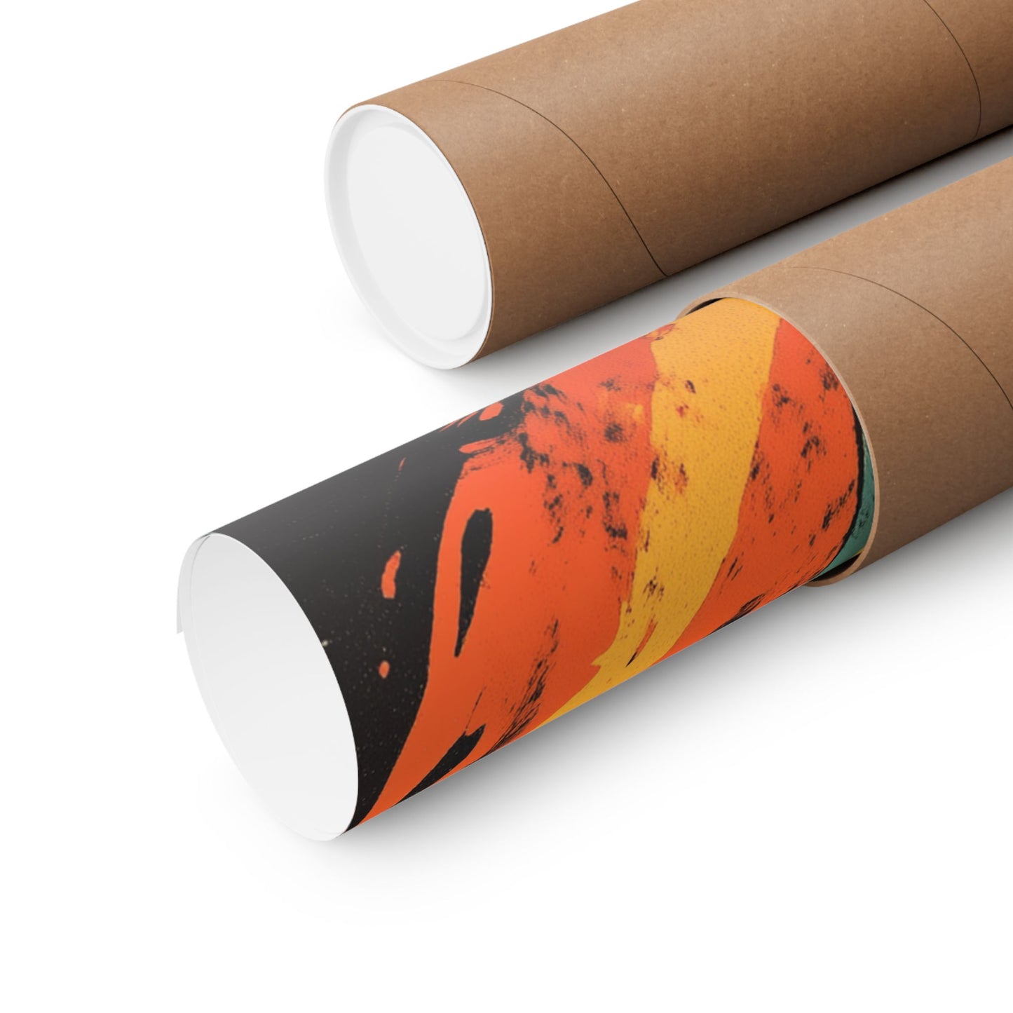 Unleashed - Tiger Jumping Through A Ring of Flames - Matte Vertical Poster - Eye-Catching Wall Art