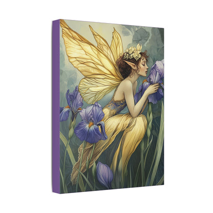 Iris You Were Here - Flowers & Fairies Collection - Fine Art Print on Canvas